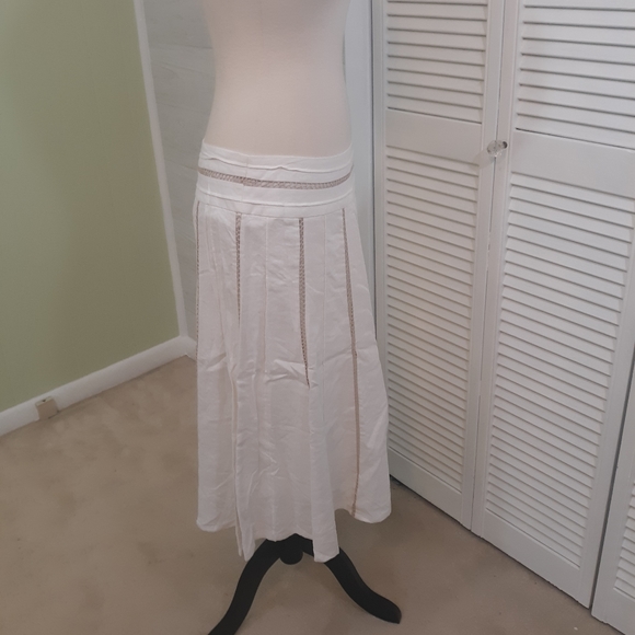 John paul richard linen blend skirt sz 8 *5 - Picture 6 of 6